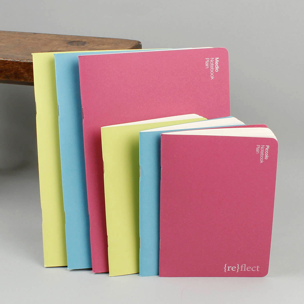 Set of 3 Stitched Notebooks - Piccolo(A6) - Vibrant