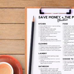 Free Checklist: Eco Ways to Save Money