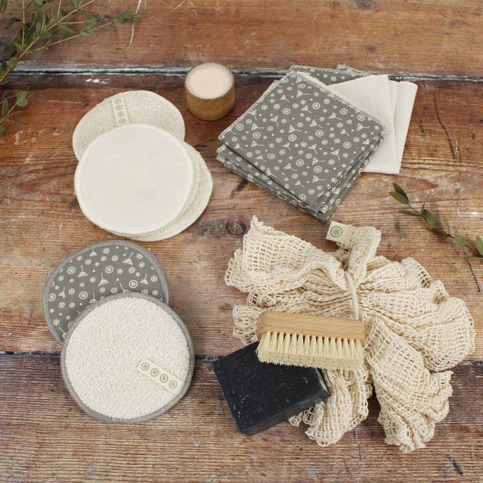 Reusable sustainable bathroom accessories from Everyday Green