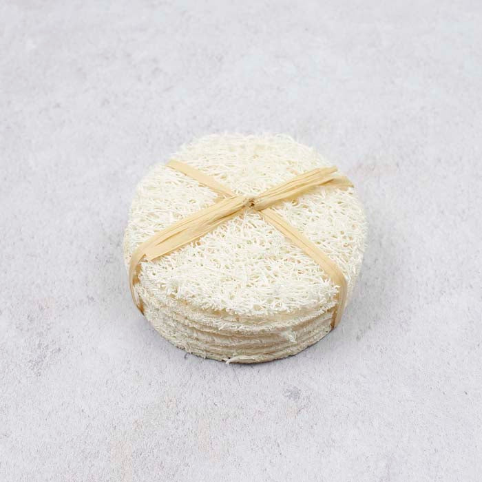 Loofah Facial Discs - Pack of 6