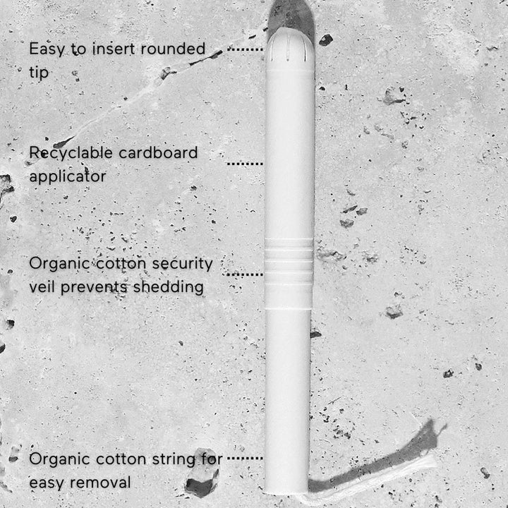 Organic Cotton Eco-Applicator Tampons