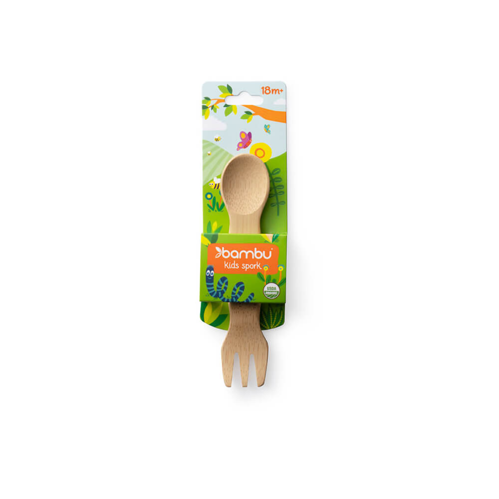 Kid's Organic Bamboo Cutlery - 18M+