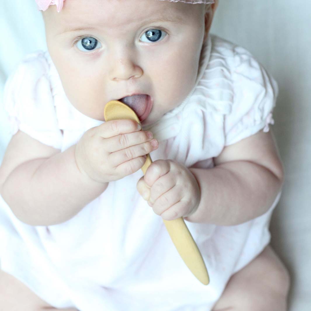 Baby's Organic Bamboo Feeding Utensils