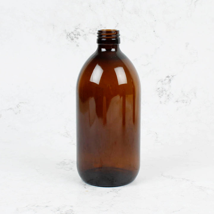 Amber Glass Bottle (No Cap) - 500ml