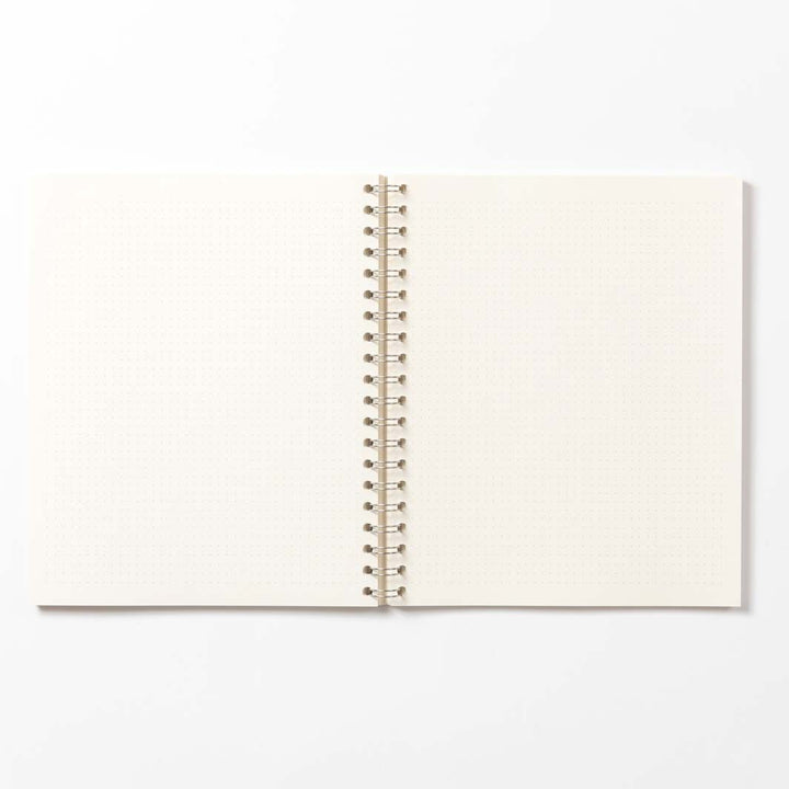 Dotted Wirobound Notebook - Medio (A5) - Grey