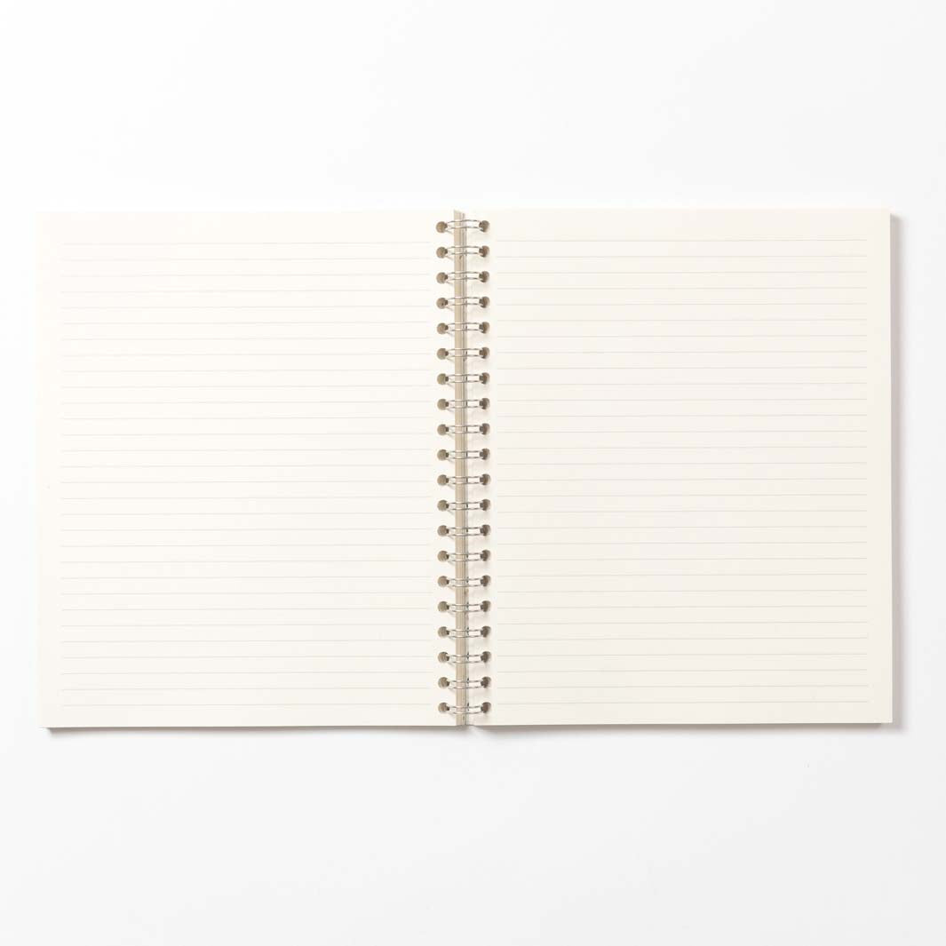Lined Wirobound Notebook - Medio (A5) - Kraft