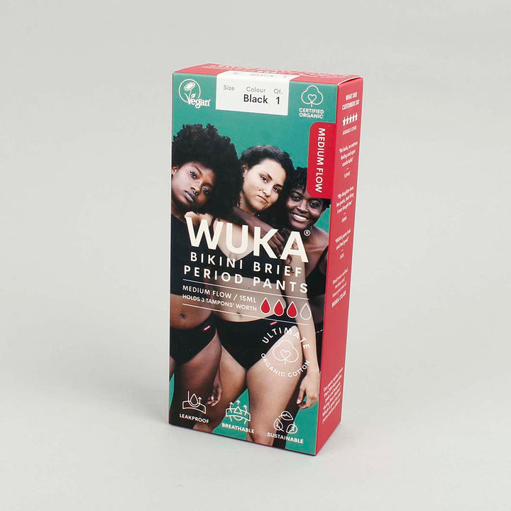 WUKA Ultimate Period Underwear - Bikini Brief - Medium Flow