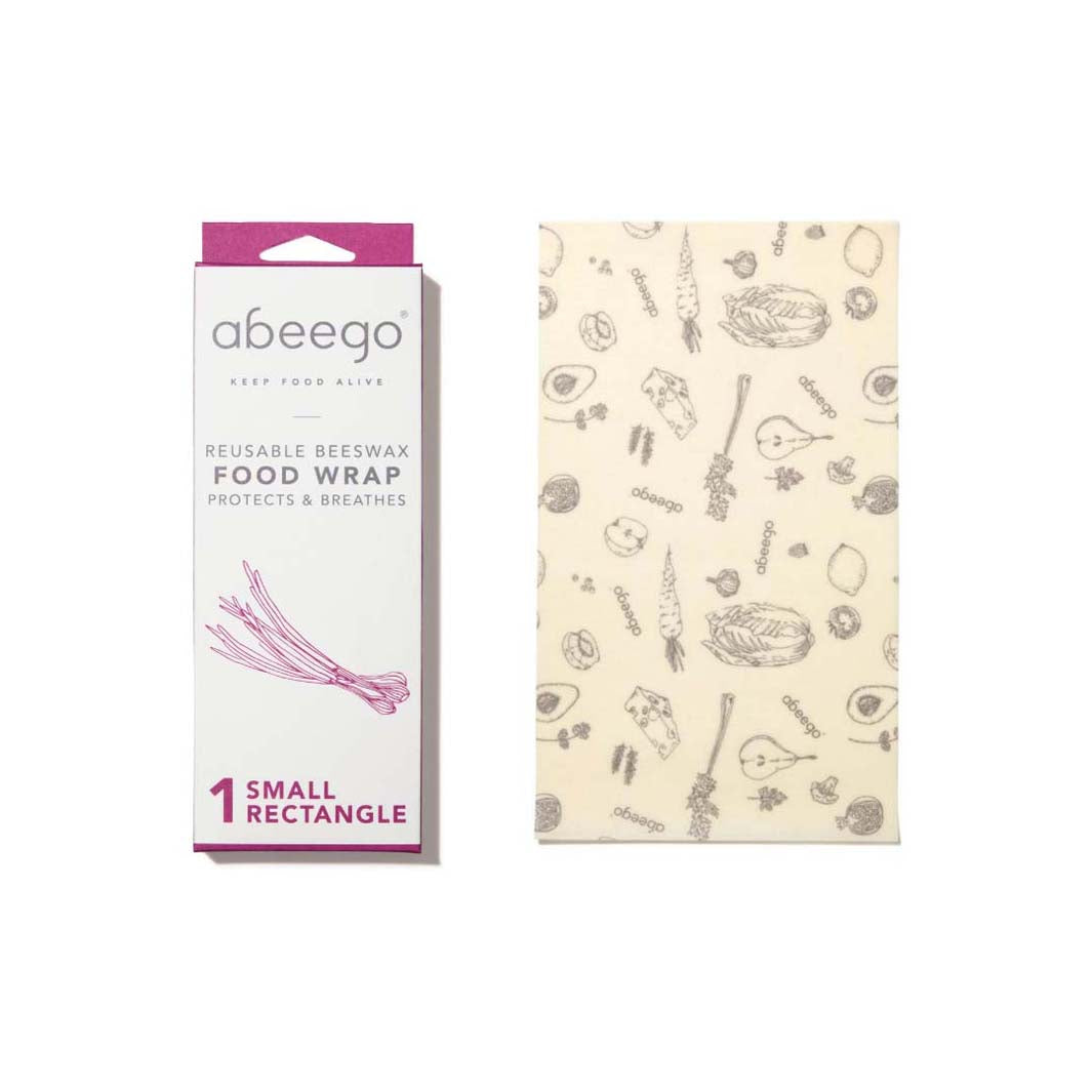 Abeego Beeswax Food Wrap - 1 Small Rectangle