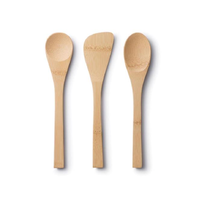 Kids in the Kitchen - Set of 3 Bamboo Utensils