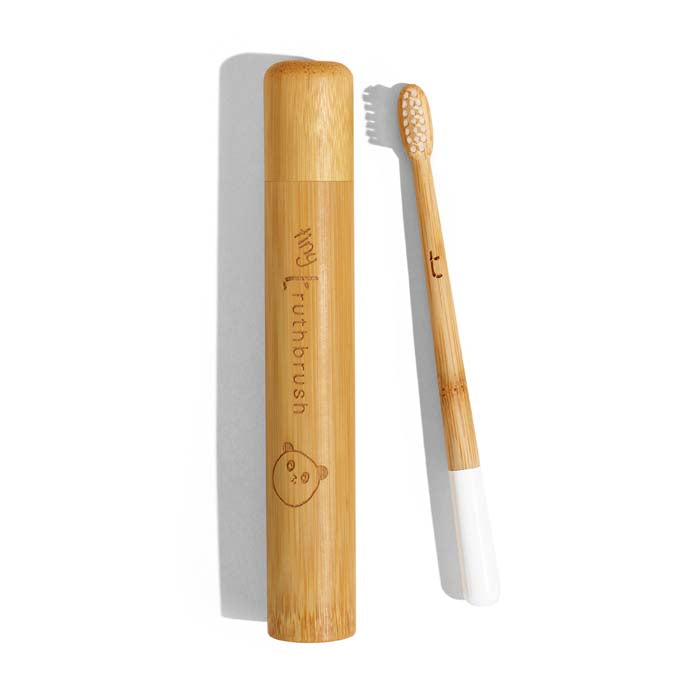 Tiny Truthbrush - Cloud White with Soft Plant Based Bristles