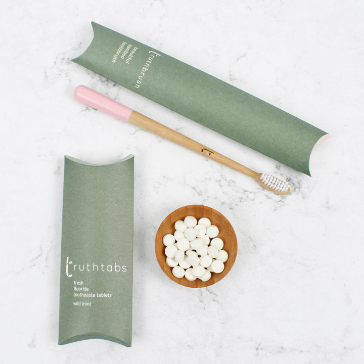 Eco Friendly Toothbrush & Toothpaste Bundle