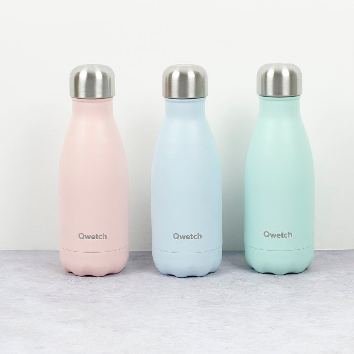 *NQP* Insulated Stainless Steel Bottle - Pastel Pink - 260ml
