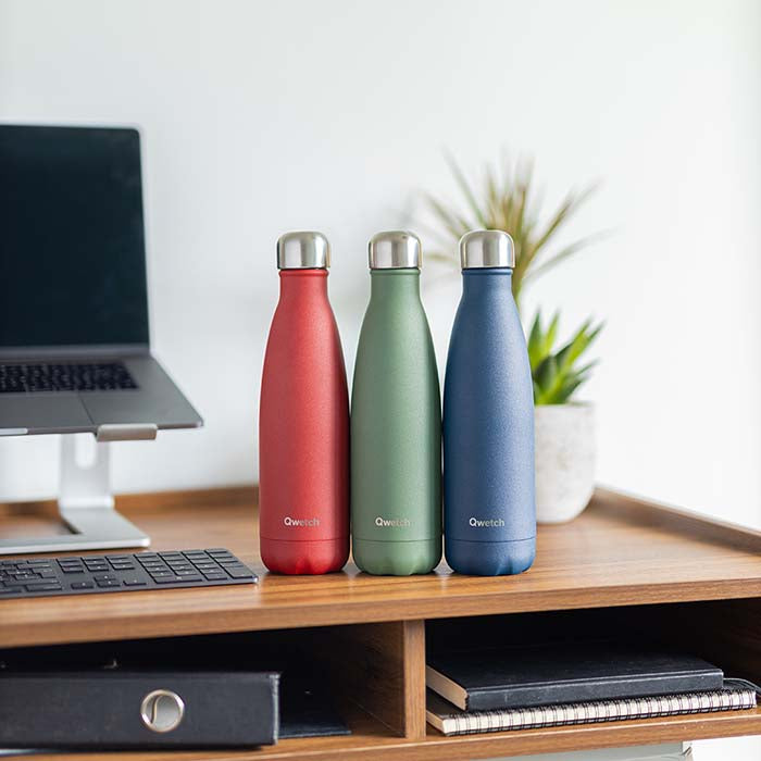 *NQP* Insulated Stainless Steel Bottle - Khaki Green - 500ml