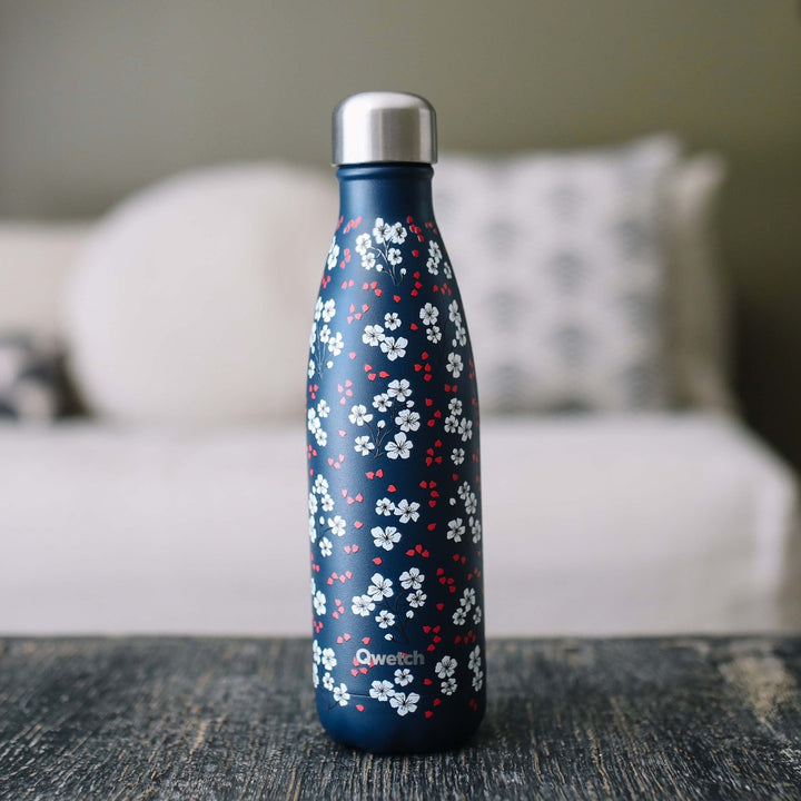 Insulated Stainless Steel Bottle - 500ml -Patterned