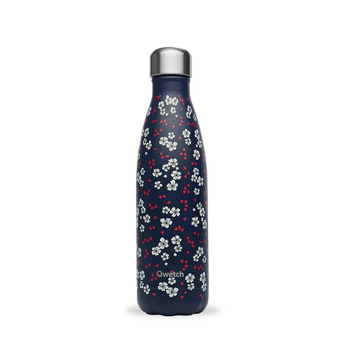 *NQP* Insulated Stainless Steel Bottle - Hanami Blue - 500ml