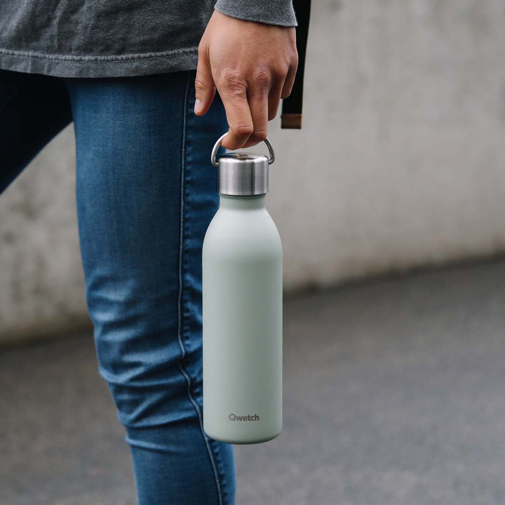 Insulated Stainless Steel 'Active' Bottle - 600ml - Plain Colours