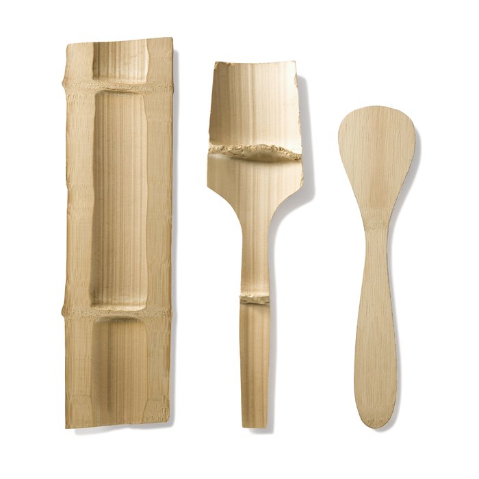 Bamboo Knife, Fork & Spoon Set
